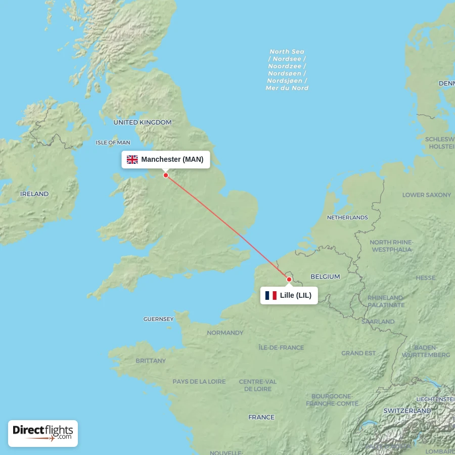 LIL - MAN route map