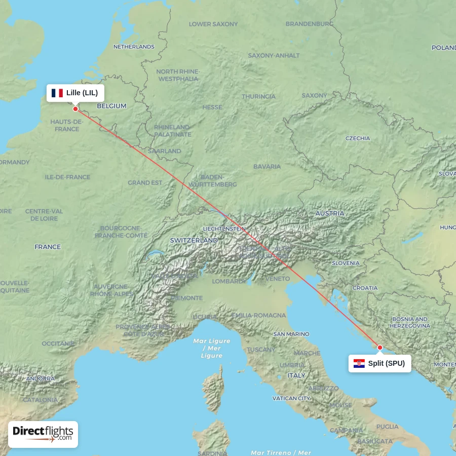 LIL - SPU route map