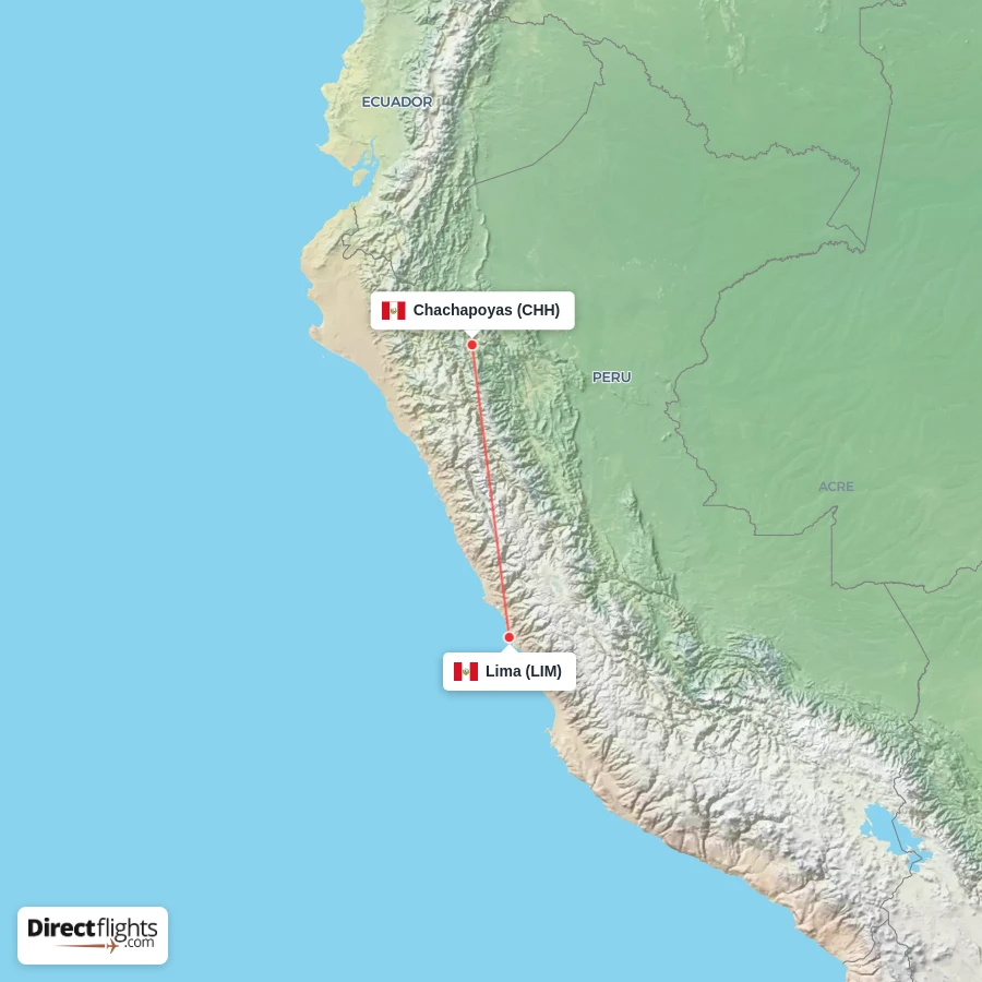 LIM - CHH route map