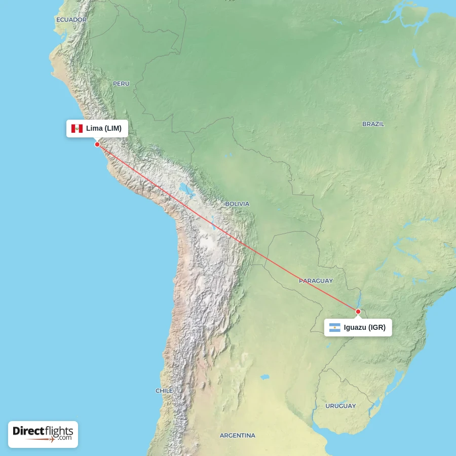 LIM - IGR route map