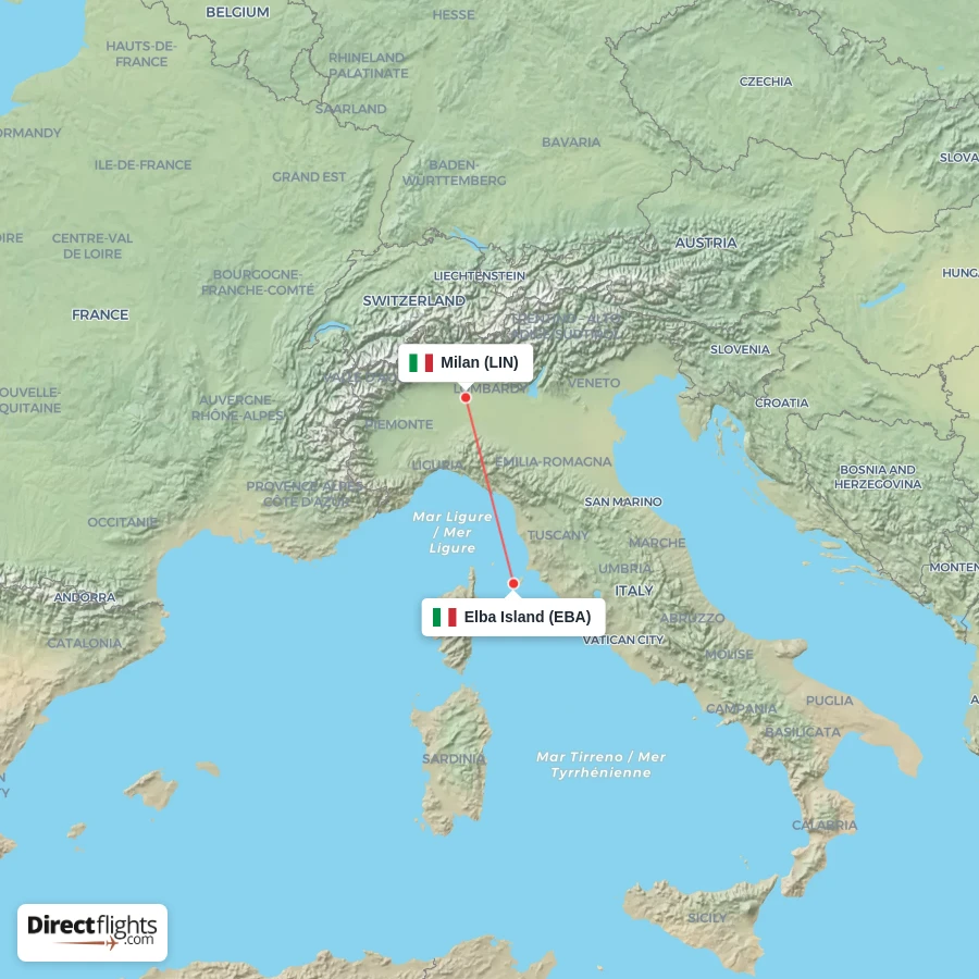 LIN - EBA route map