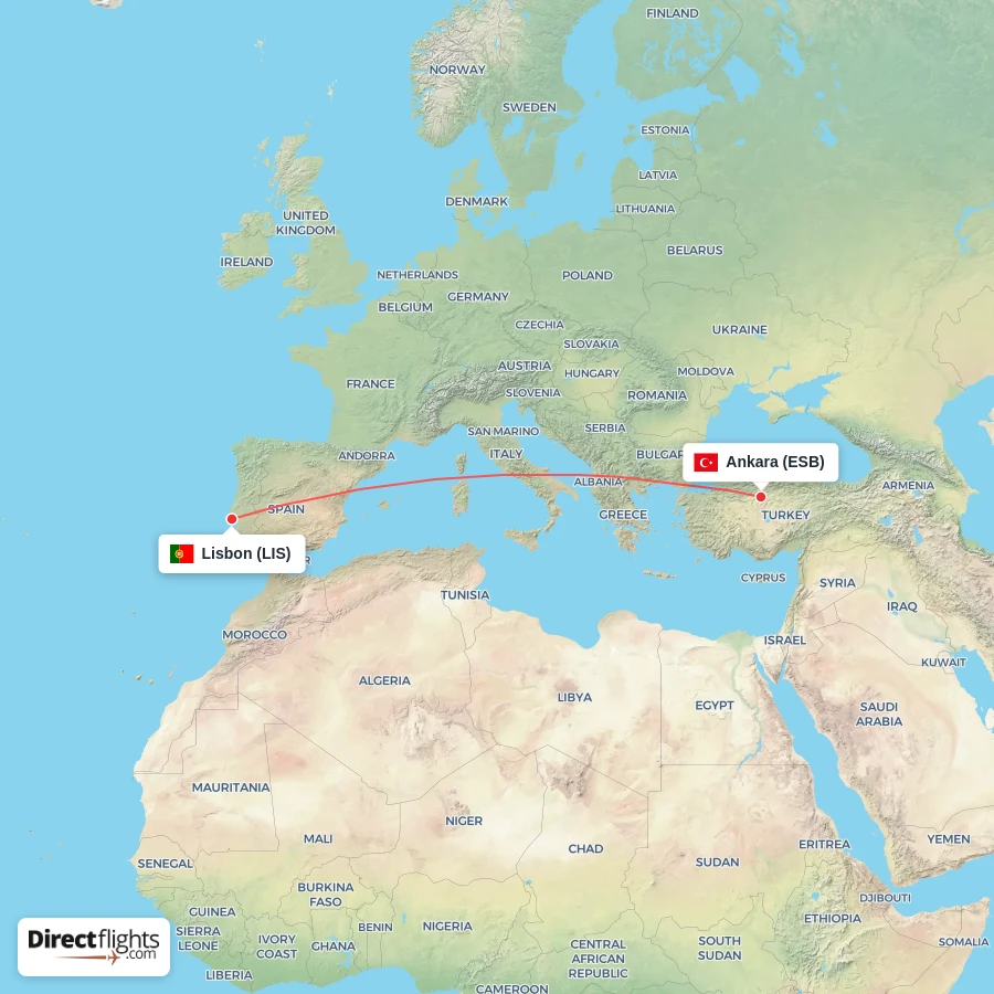 LIS - ESB route map
