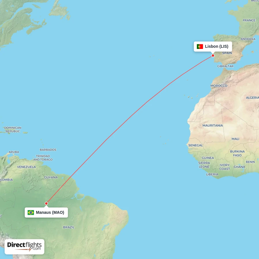 LIS - MAO route map