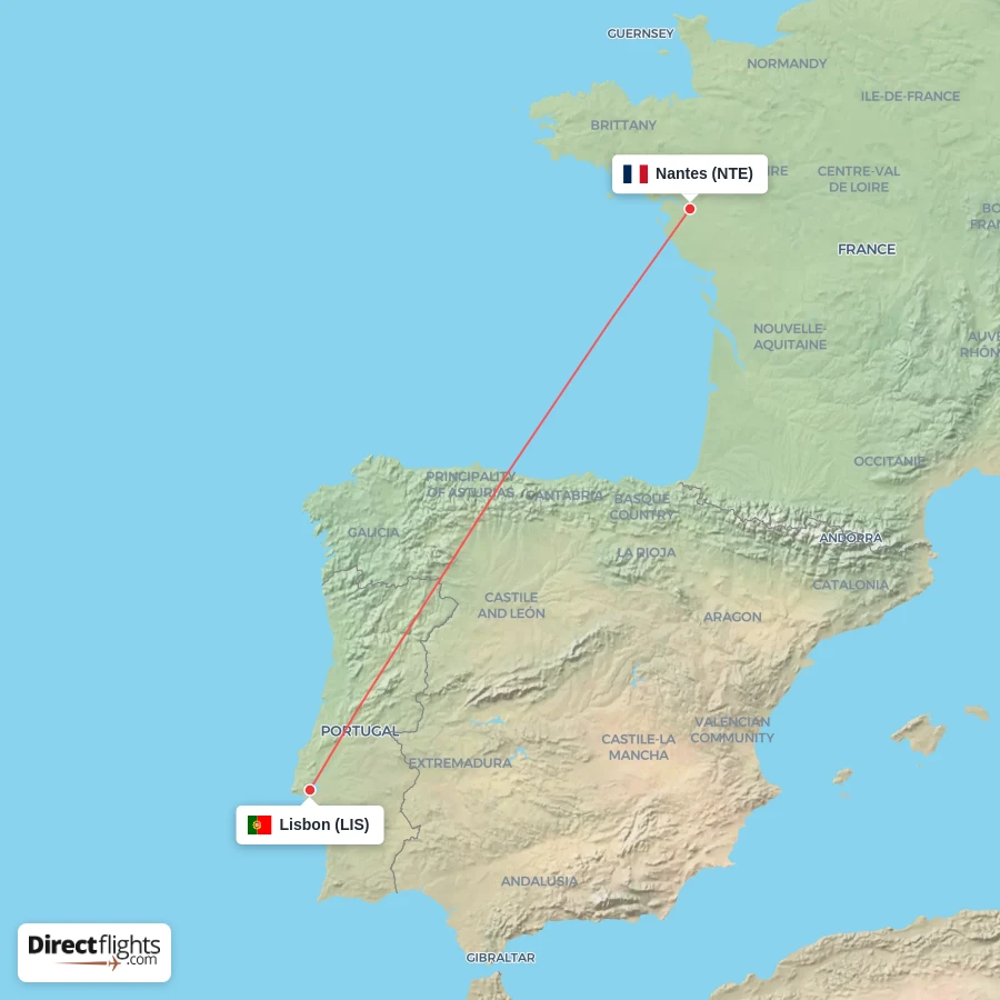 LIS - NTE route map