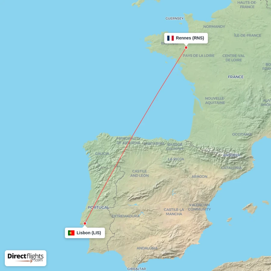 LIS - RNS route map