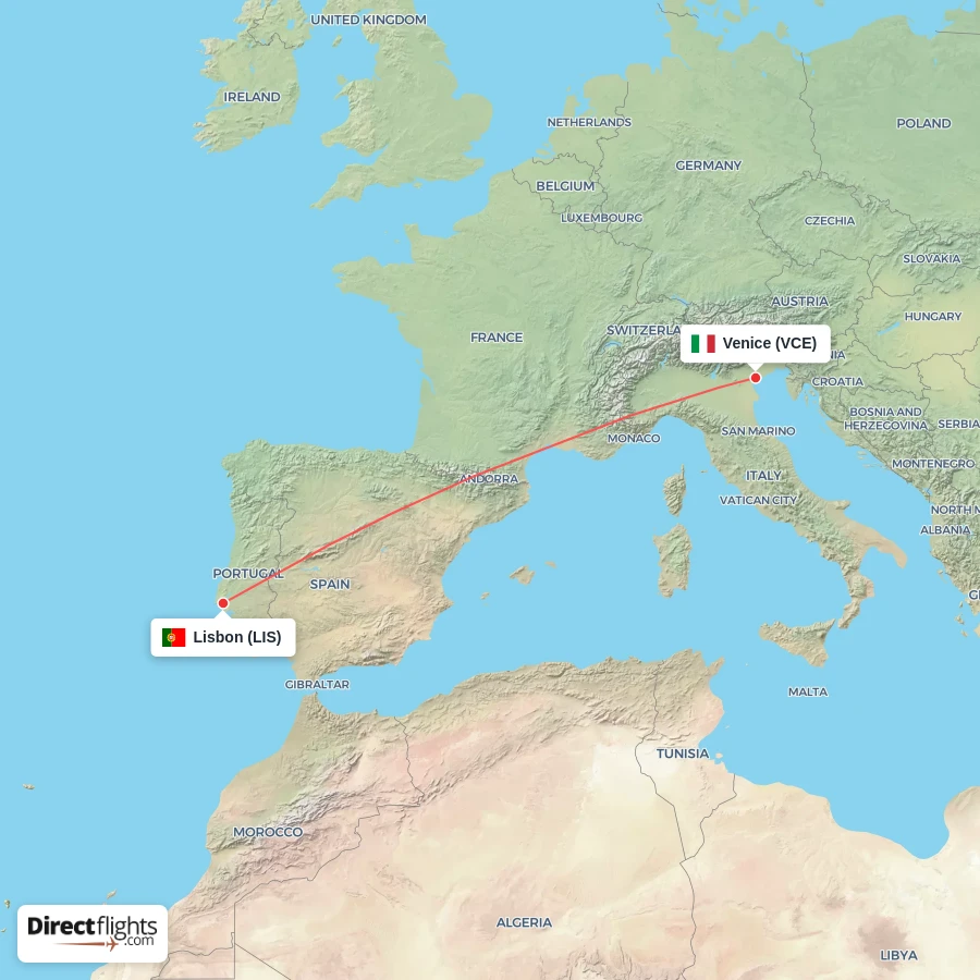 LIS - VCE route map