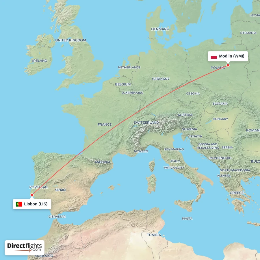 LIS - WMI route map