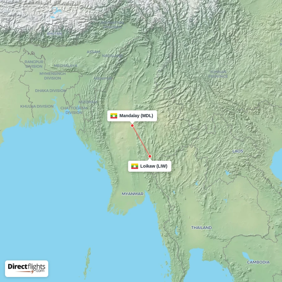 LIW - MDL route map