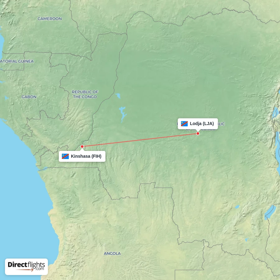 LJA - FIH route map