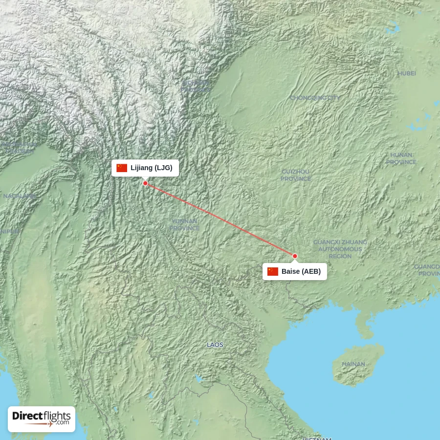 LJG - AEB route map
