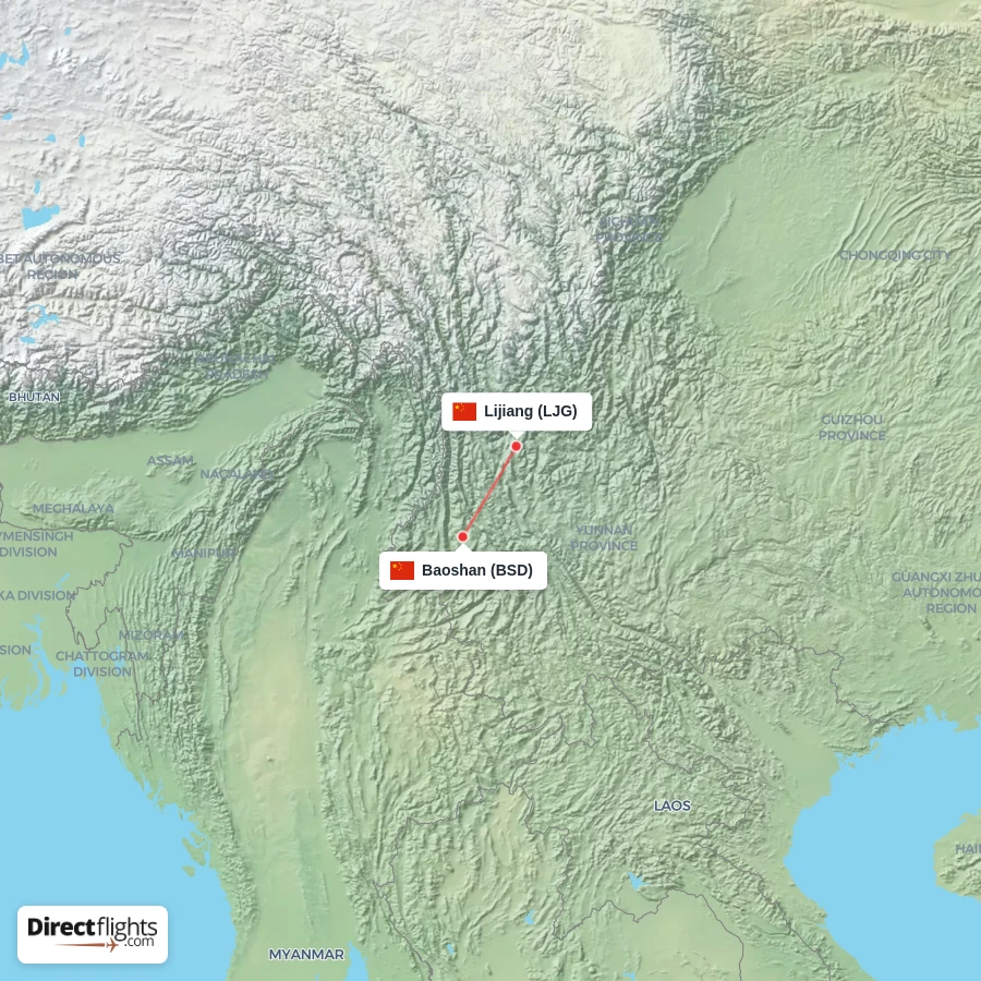 LJG - BSD route map