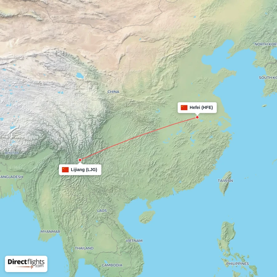 LJG - HFE route map