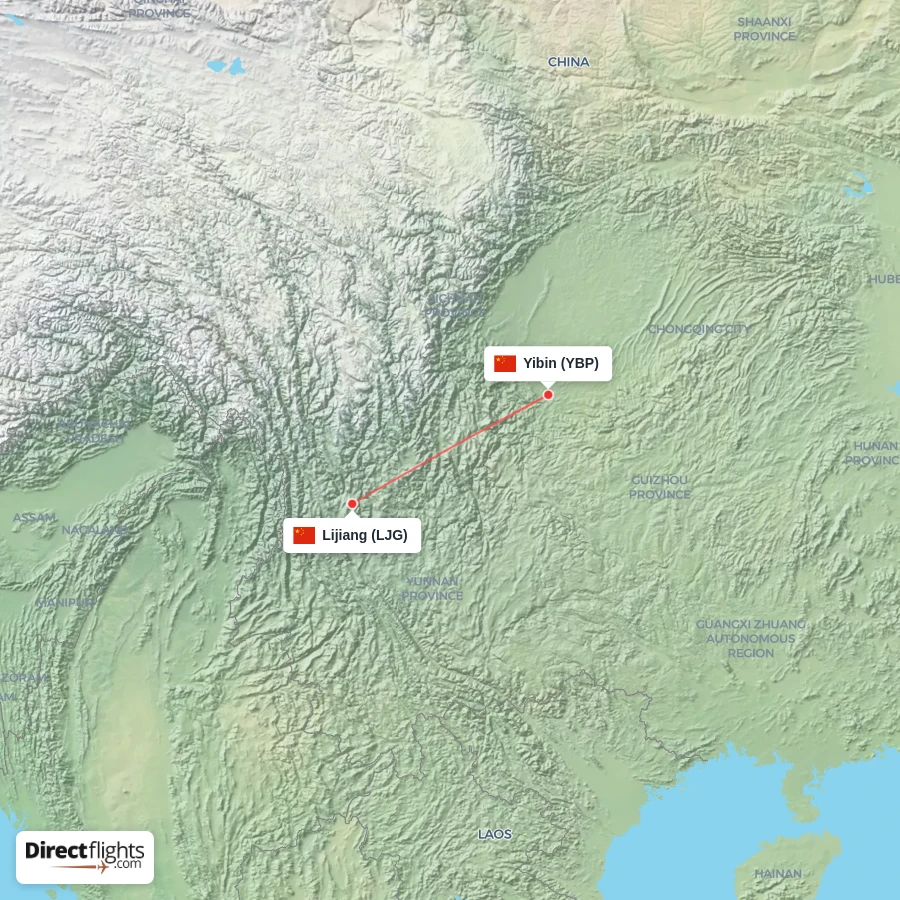 LJG - YBP route map