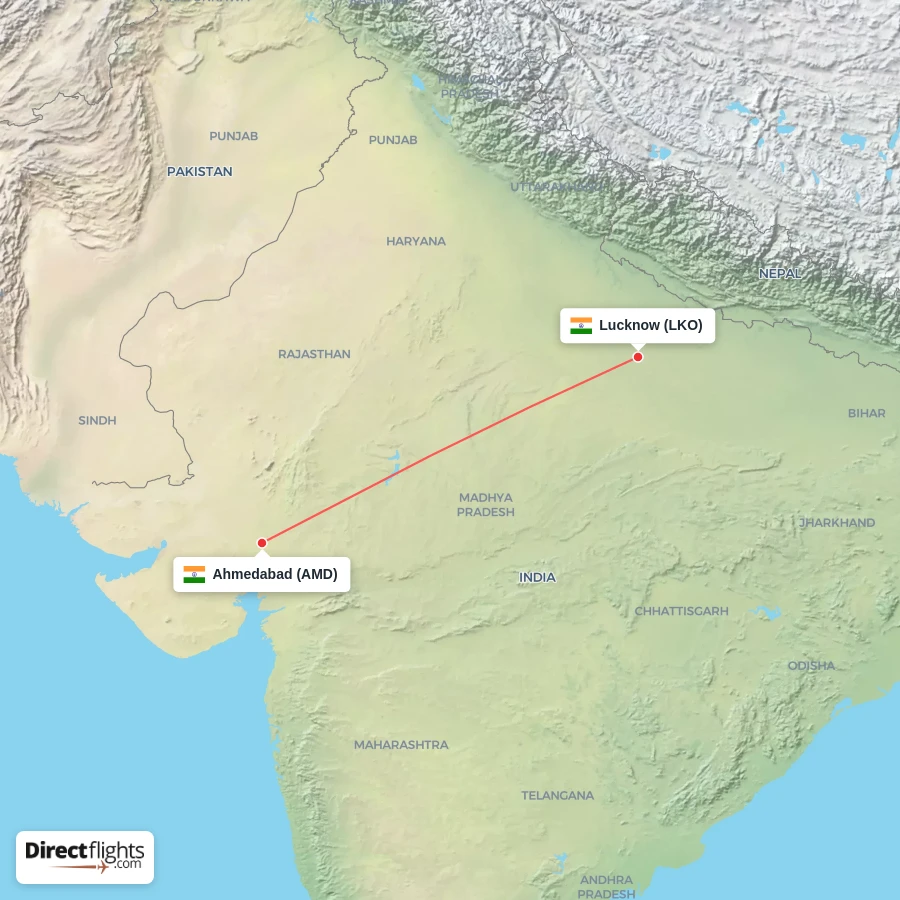 LKO - AMD route map