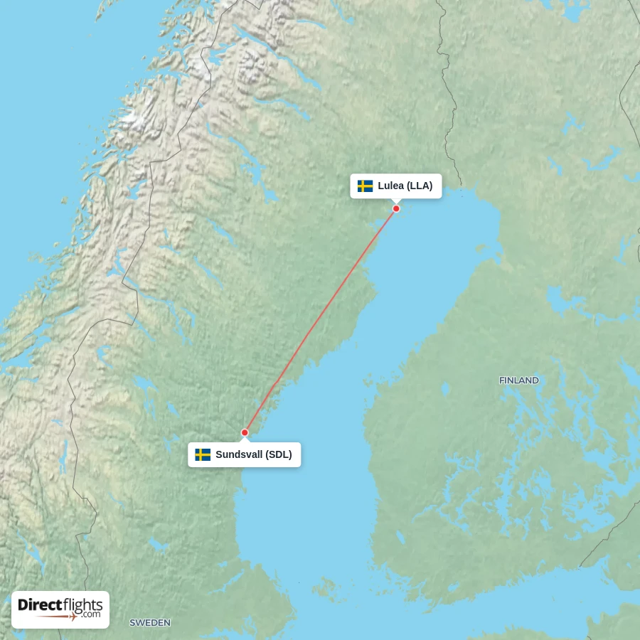 LLA - SDL route map