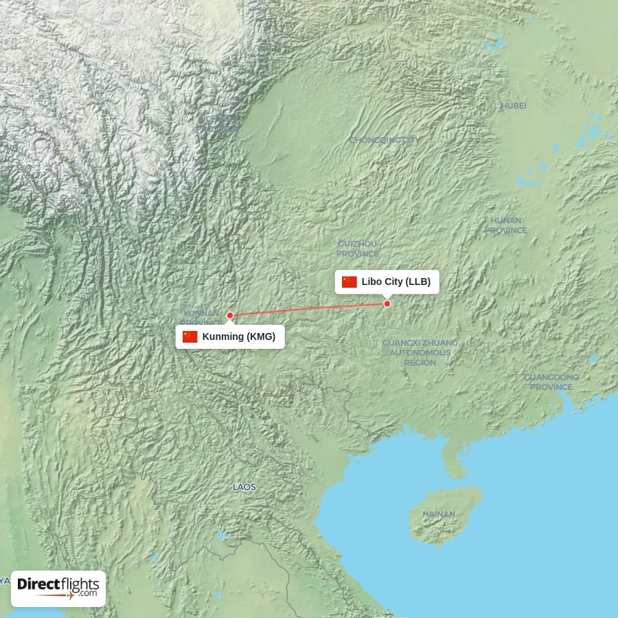 LLB - KMG route map