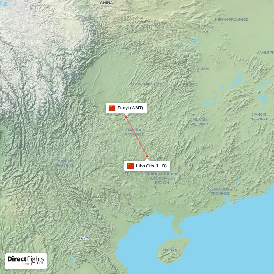 LLB - WMT route map