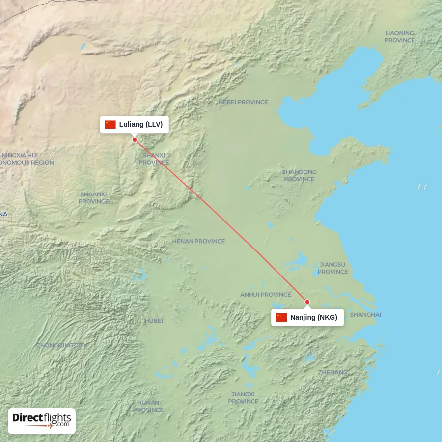 LLV - NKG route map