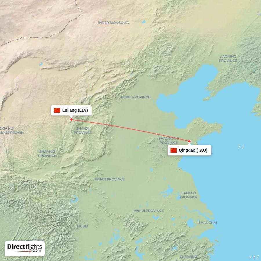LLV - TAO route map