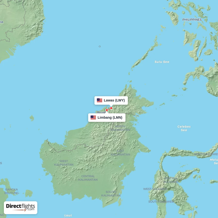 LMN - LWY route map
