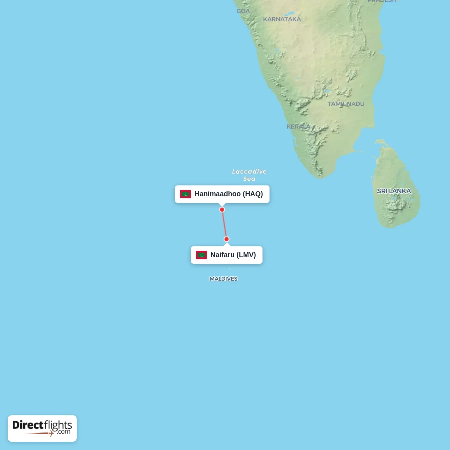 LMV - HAQ route map