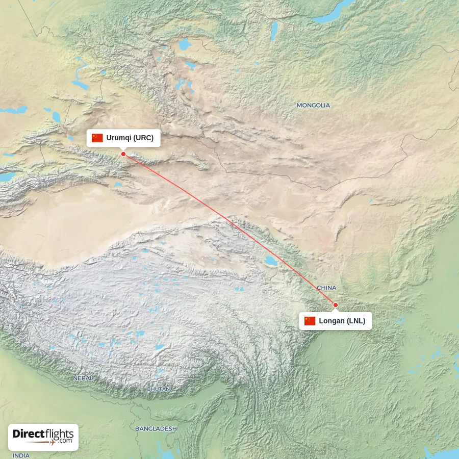 LNL - URC route map