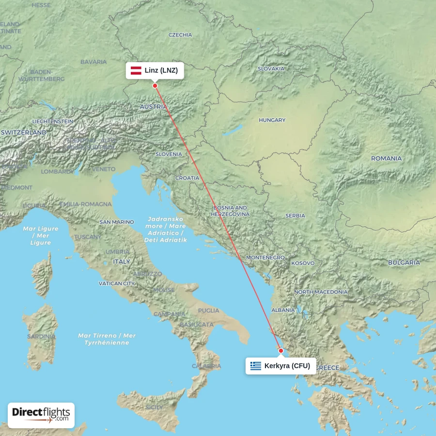 LNZ - CFU route map
