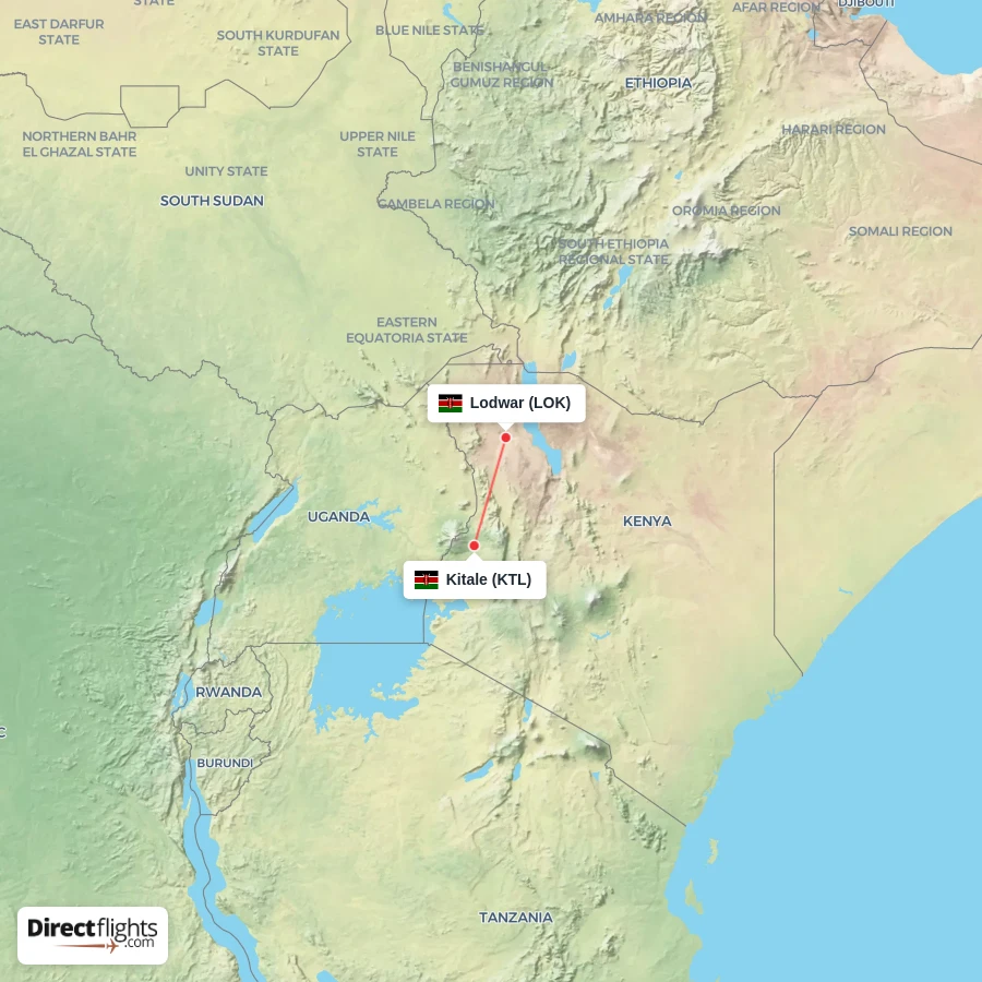 LOK - KTL route map