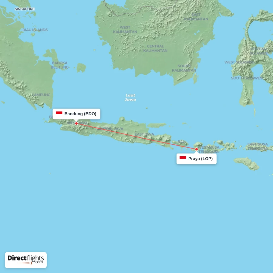 LOP - BDO route map