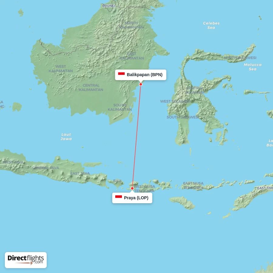 LOP - BPN route map