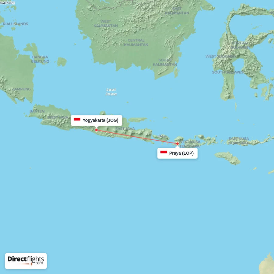 LOP - JOG route map