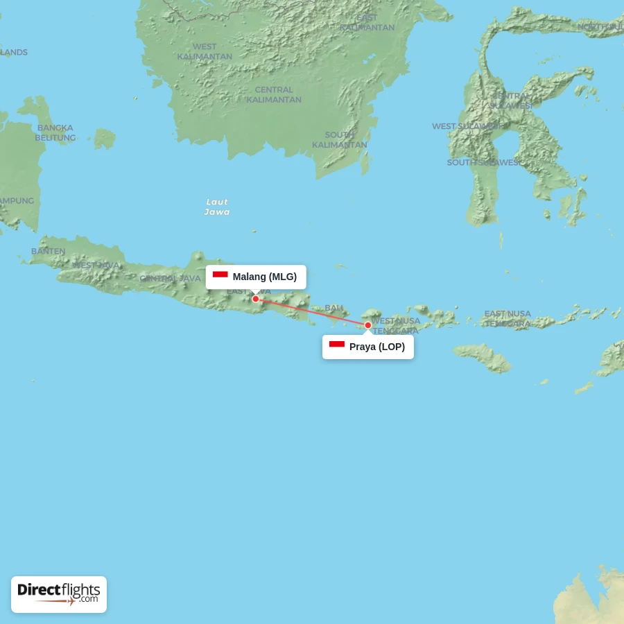 LOP - MLG route map