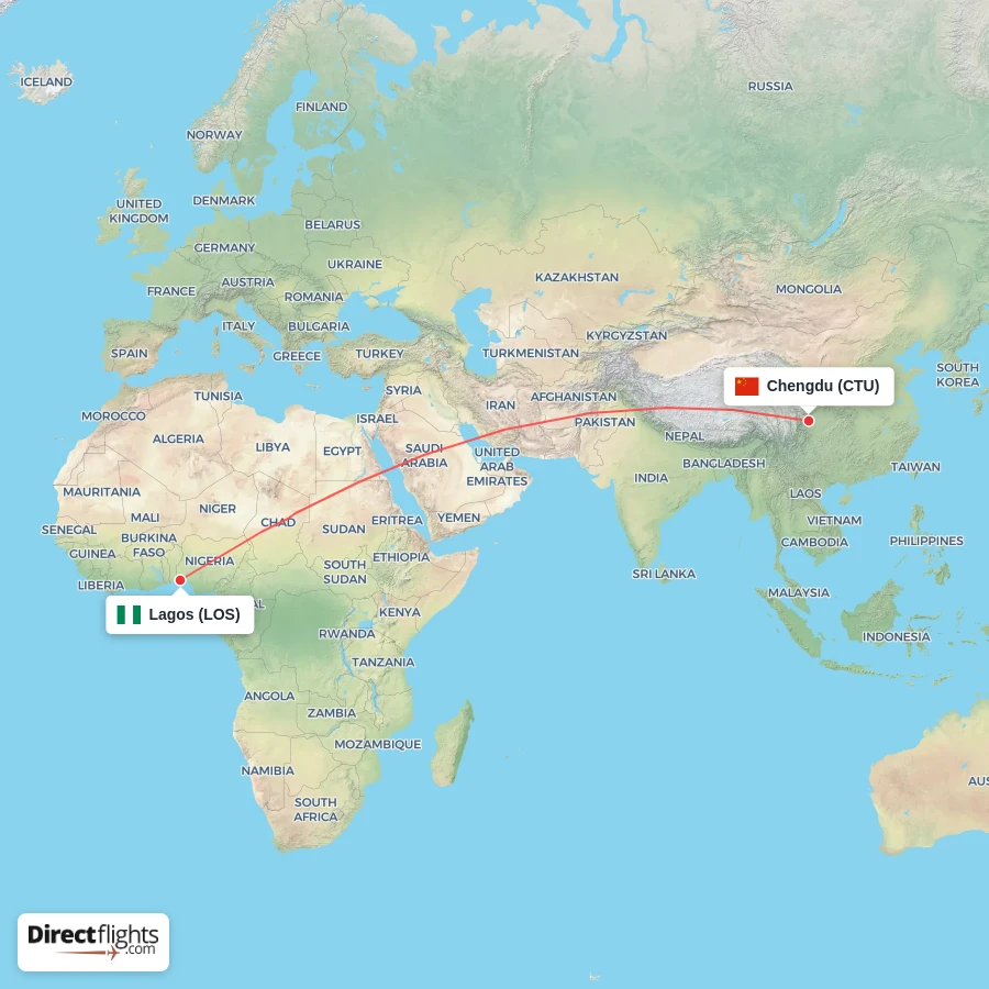 LOS - CTU route map