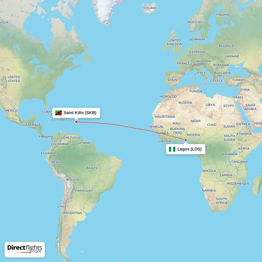 LOS - SKB route map