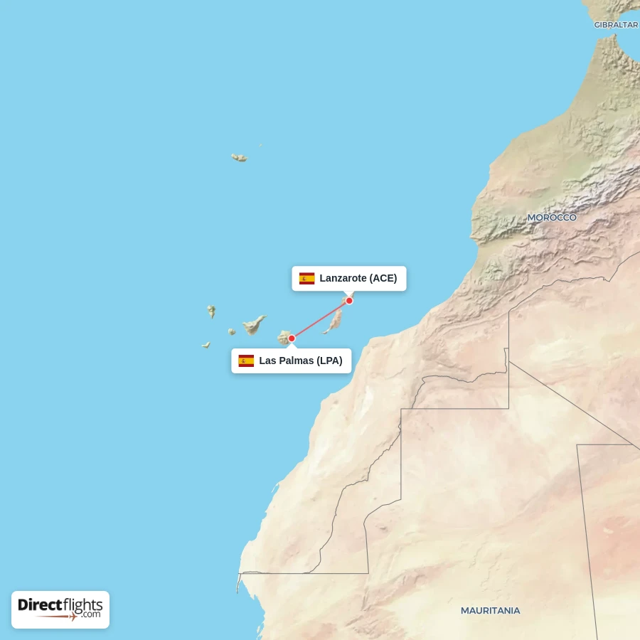 LPA - ACE route map