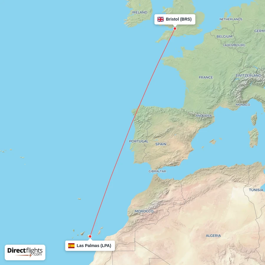 LPA - BRS route map