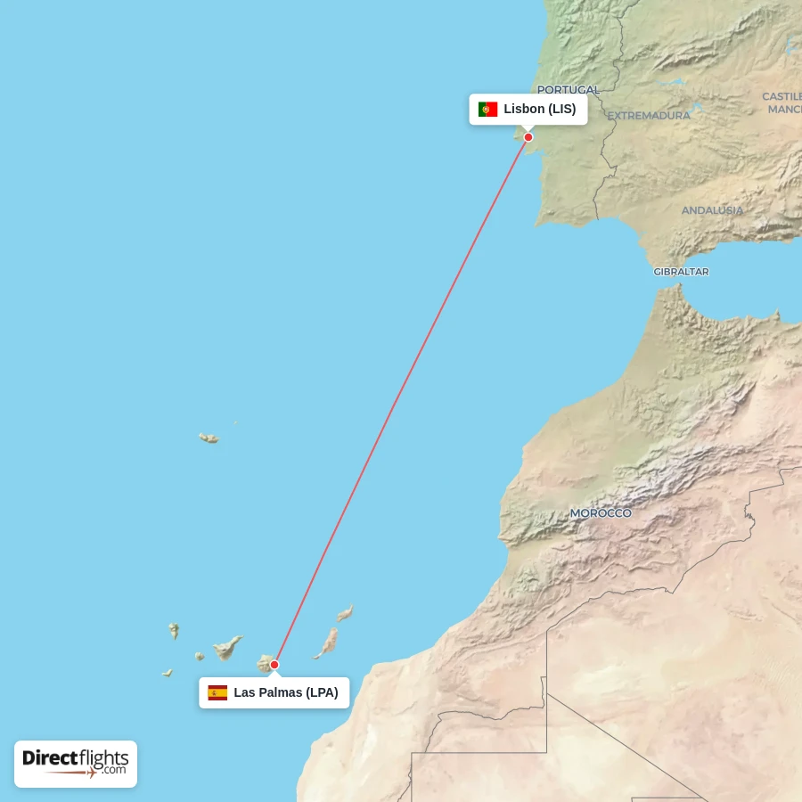 LPA - LIS route map
