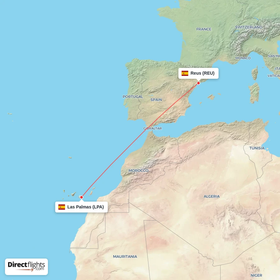 LPA - REU route map