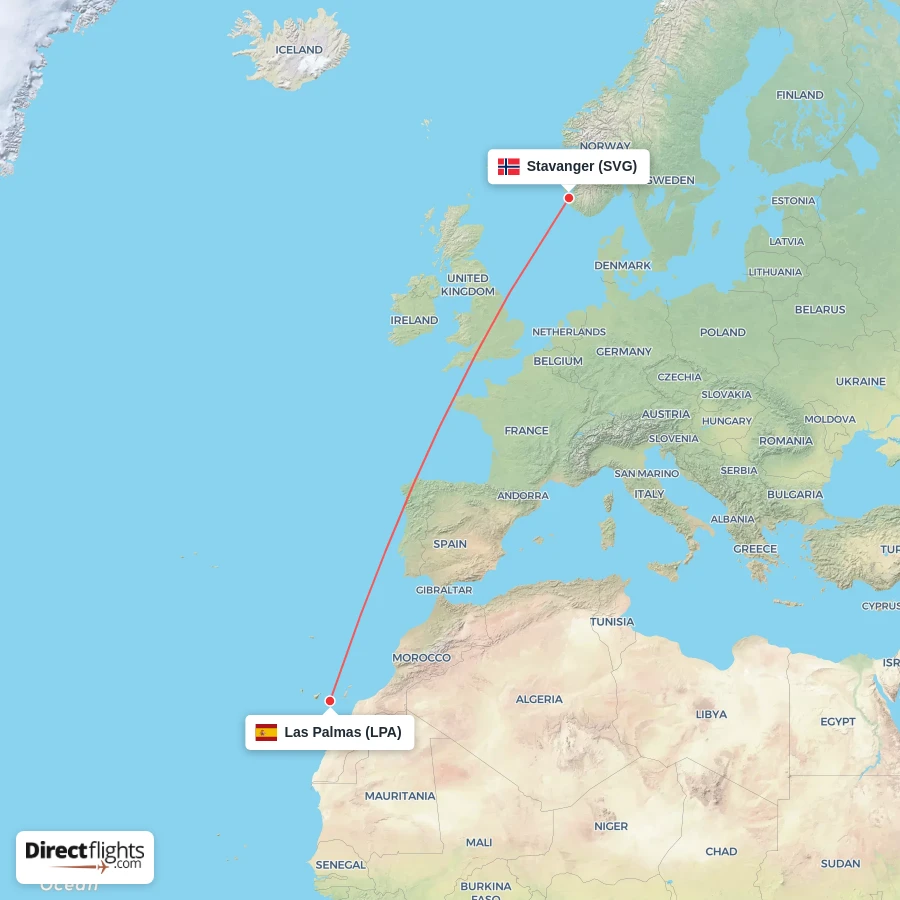 LPA - SVG route map