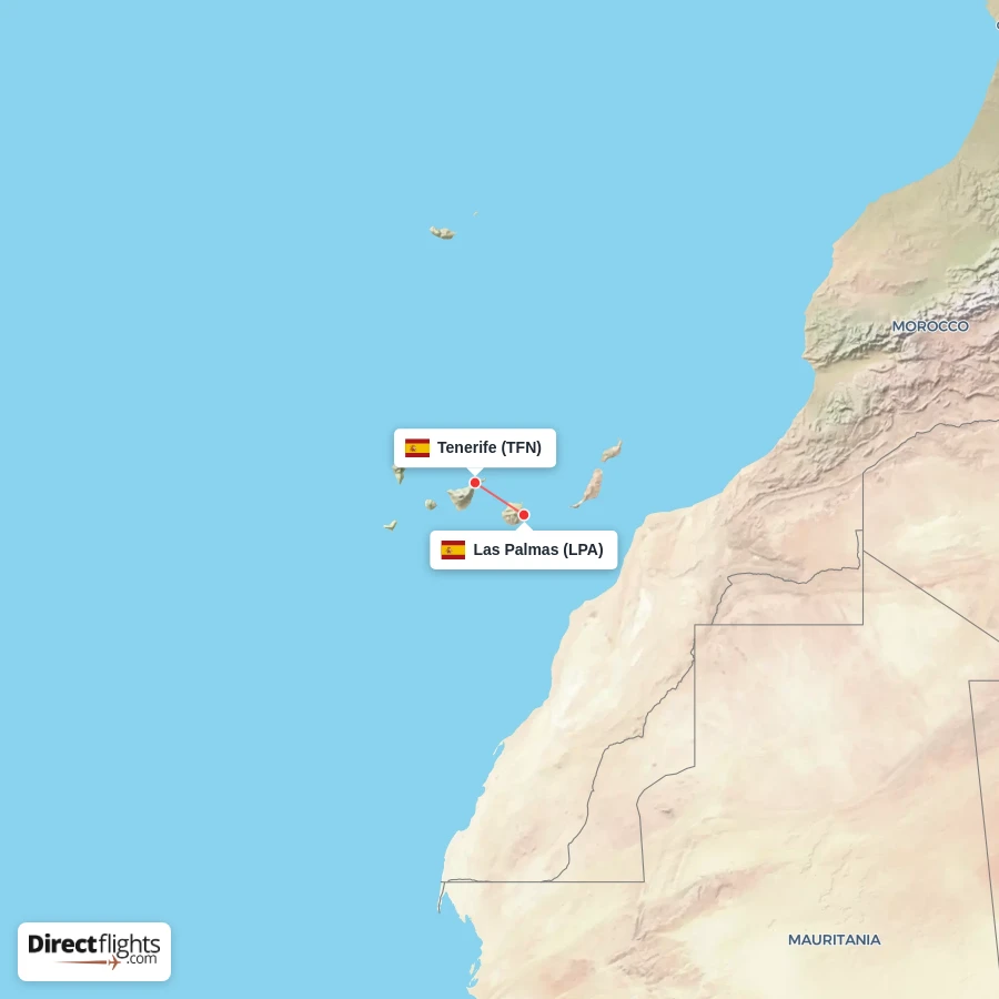 LPA - TFN route map