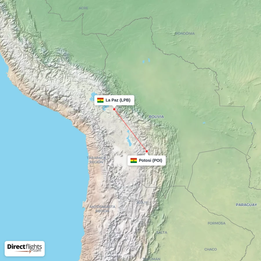 LPB - POI route map