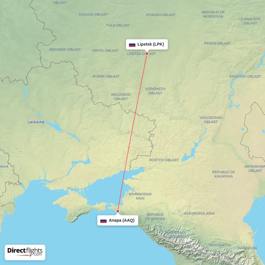 LPK - AAQ route map