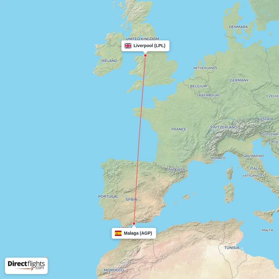 LPL - AGP route map