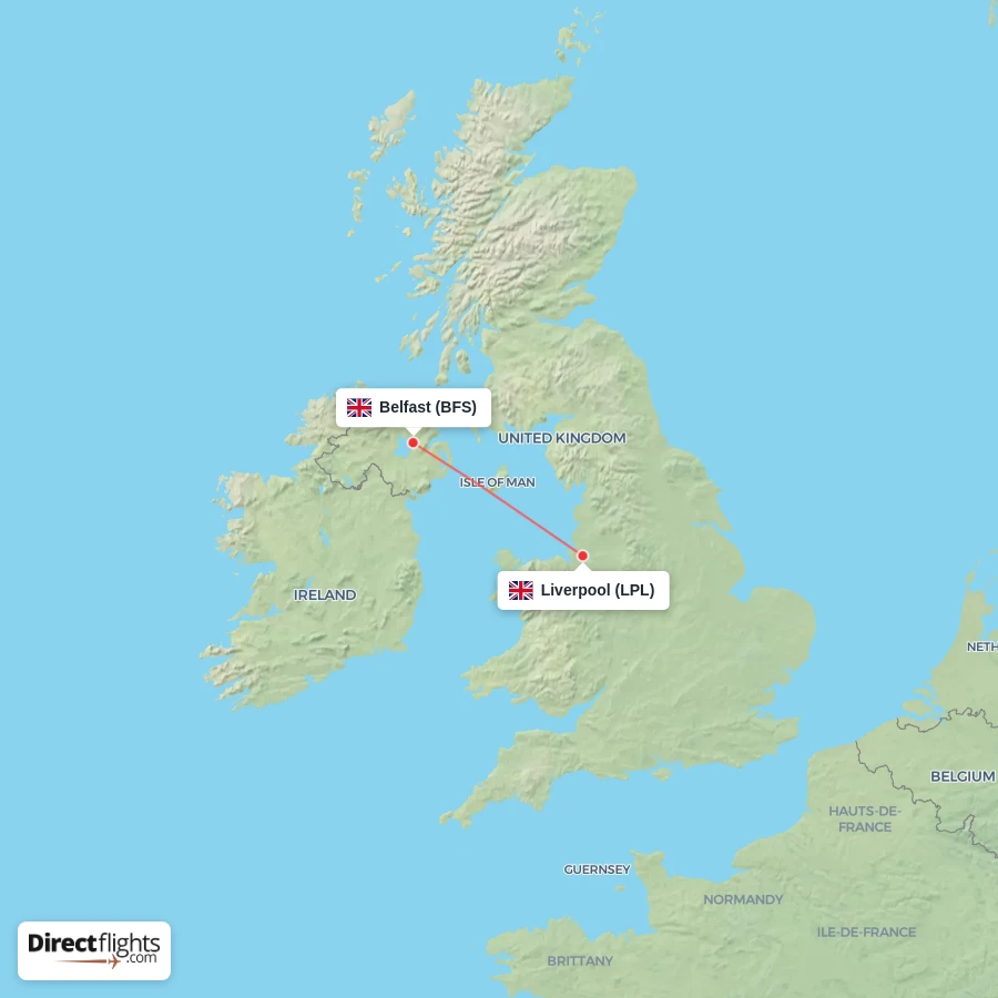 LPL - BFS route map