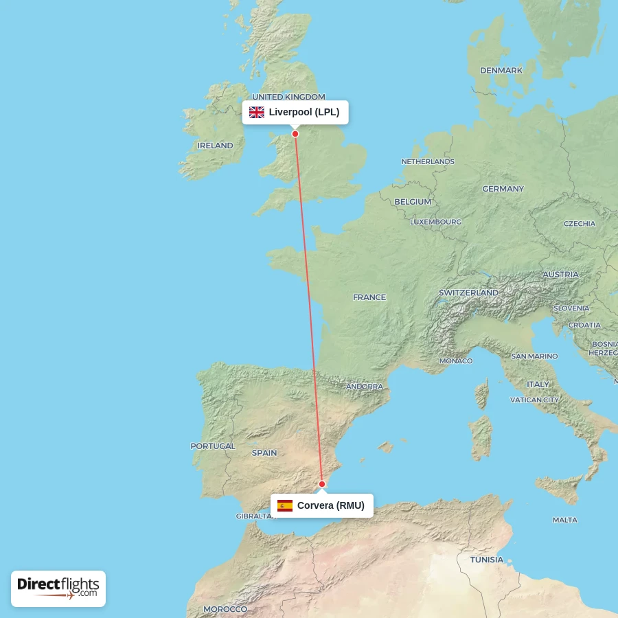 LPL - RMU route map