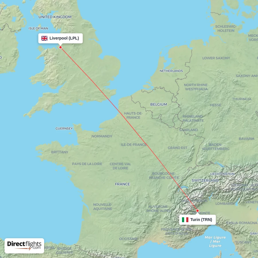 LPL - TRN route map