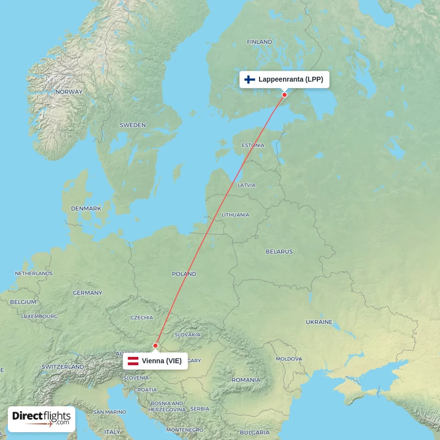 LPP - VIE route map