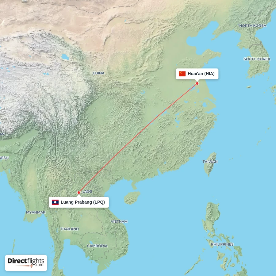 LPQ - HIA route map