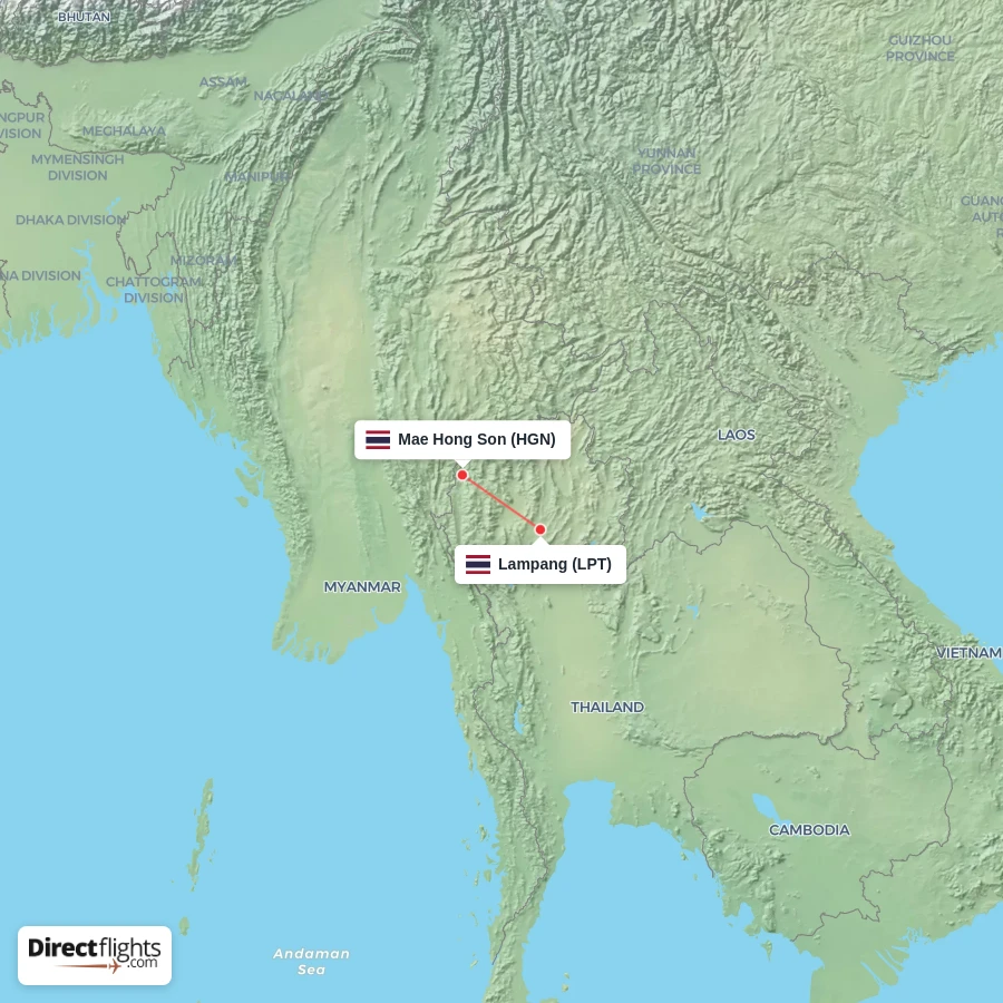 LPT - HGN route map