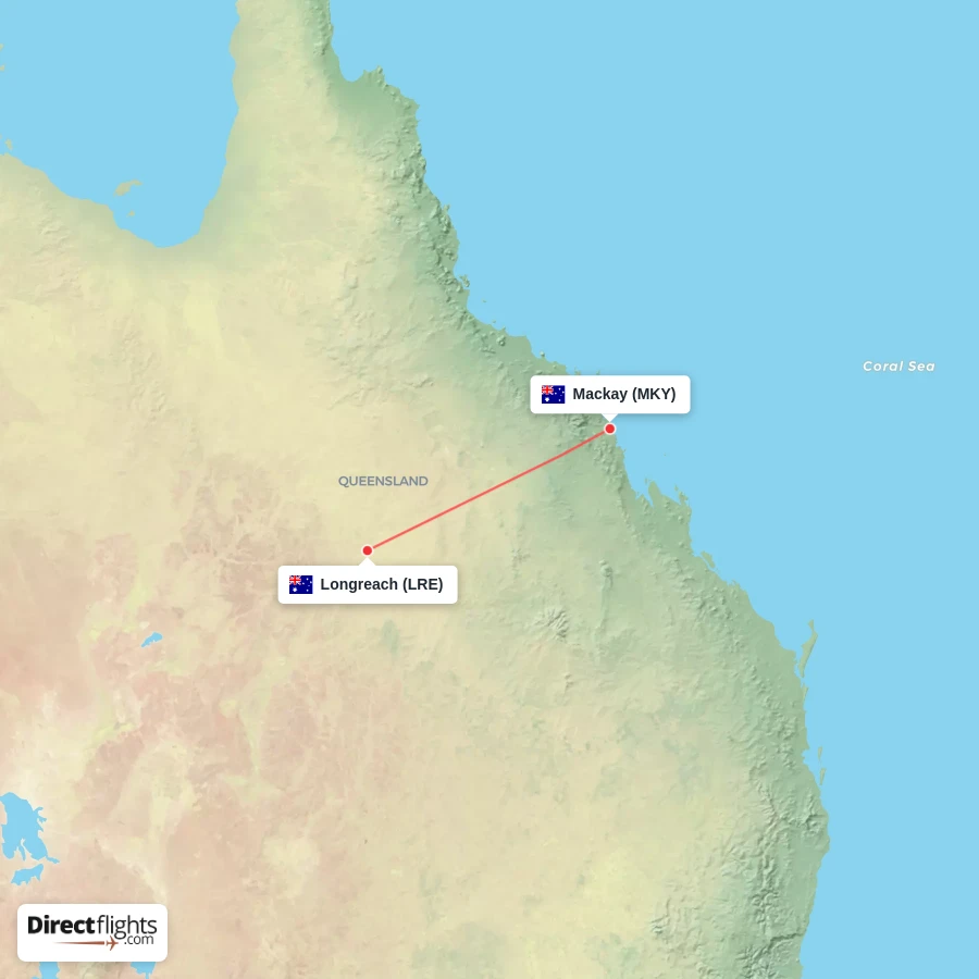 LRE - MKY route map